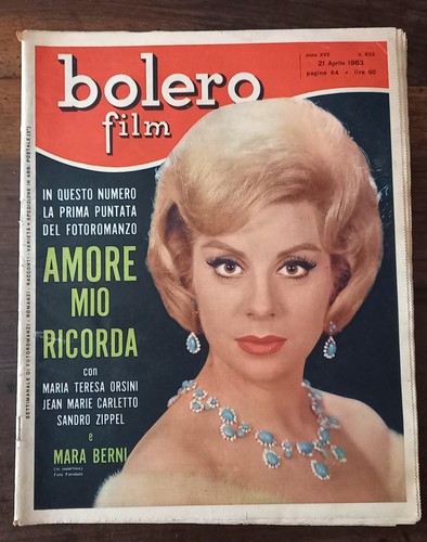 Bolero film 833 aprile 1963 - film,