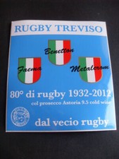 ADESIVO RUGBY TREVISO 80 ANNI