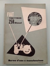 Manuale Uso E Manutenzione Fiat Trattice 25R Diesel Trattore