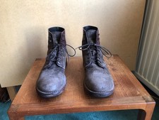 Stivali Moma in pelle marrone