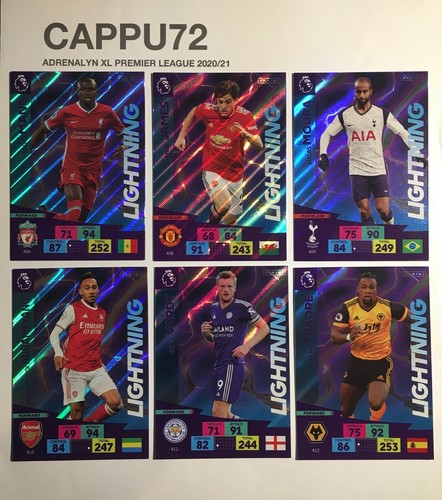 Lightning cards adrenalyn xl - cards, -adrenalyn