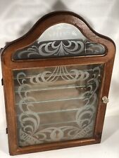 Vetrina portapipe in legno