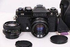 Chinon CX con 50mm f 1,7 e soligor 28mm f 2,8 MC auto-wide M 42