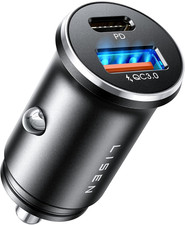 LISEN Caricatore Auto USB C
