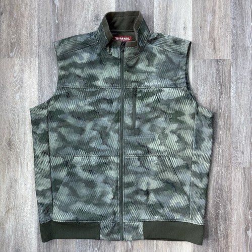 Gilet pile simms rouge verde - gilet,