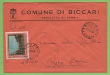 BUSTA STORIA POSTALE LOCALE