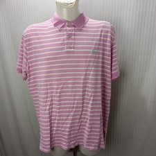 Articolo e4436 polo uomo Ralph Lauren rosa, taglia XXL, ascelle 69cm, spalle 56c
