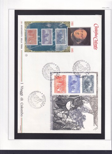Repubblica fdc colombo 1992 - fdc,