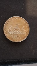 MONETA 500 LIRE 1958 IN ARGENTO CARAVELLE COLOMBO