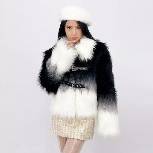 Giacca cappotto pelliccia - cappotto,