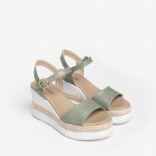 Sandali Nero Giardini donna con zeppa e plateau E307690D SALVIA