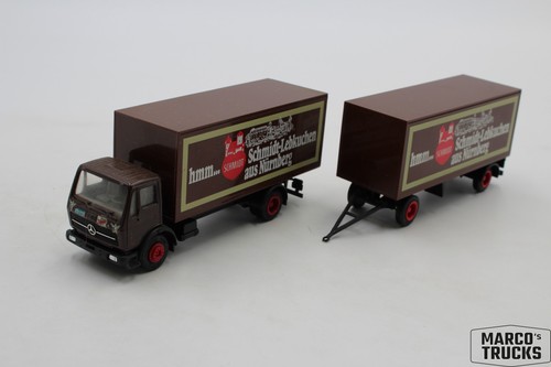 Herpa rimorchio camion - mb, ng
