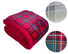 Coperta Letto Pesante Pile Plaid Pile Divano agnellato Inverno TARTAN SCOZZESE
