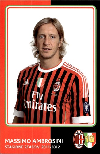 Cartolina calcio massimo - calcio,