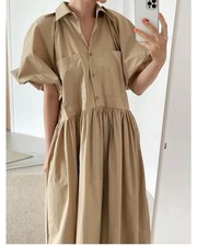 Vestito Camicia Cachi Estivo