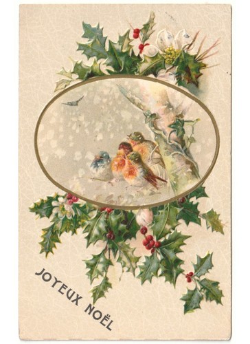 Rilievo cartolina natalizia - in,