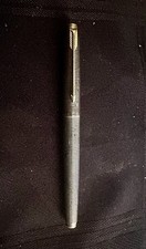 Penna stilografica PARKER argento sterling freccia Cisele 925 pennino oro 14k