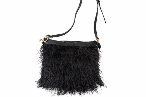 Borsa marella piuma frontale - piuma,