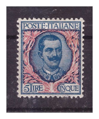 Regno 1901 floreale - , lire
