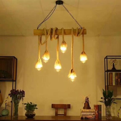 Lampadario sospensione corda - sospensione,