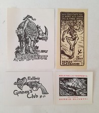 ♥LOTTO 4 EX LIBRIS LORENZO