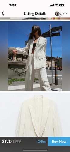 Tuta pantalone zara taglia - tuta,
