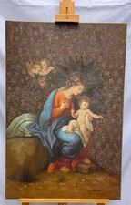 Madonna & Child w/Angels Oil