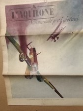 Rivista 1940, L'aquilone, Bombardiere Inglese Cade Incendiato,