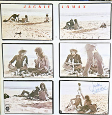 JACKIE LOMAX Livin' For Lovin' * SIGNED! * UK LP + Inner EA-ST 11558 EX/VG+ 1976