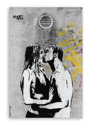 Opera street art - street, signed