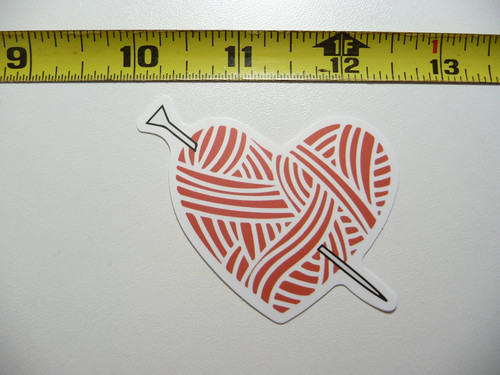 Filato forma cuore maglia - a,