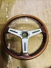 Volante in legno Nardi 1977 vintage per VW Maggiolino Bus Ghia raffreddato ad...