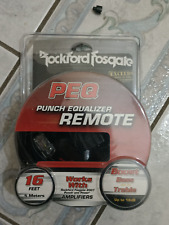 Rockford Fosgate PEQ Wired Remote Bass Treble EQ Control Knob for 07+ Amplifiers