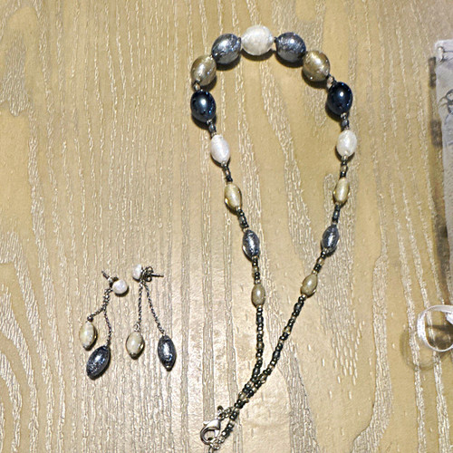 Set collana orecchini in - set,