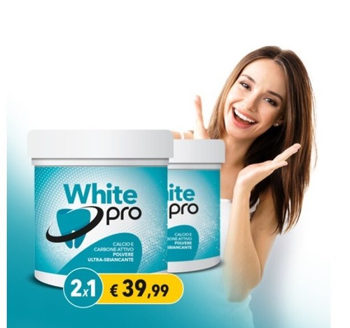 White pro sbiancante denti - white,