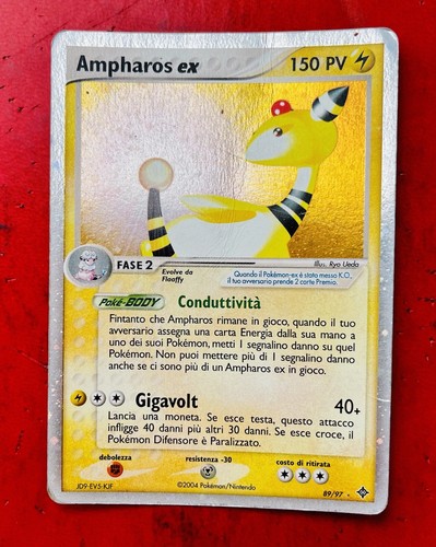 Lotto carte pokemon ampharos - pokemon,