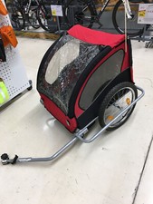 carrello per bicicletta in ottimo stato PER 2 BIMBI + PORTABAGAGLI POSTERIORE 