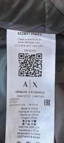 Giacca bomber armani exchange - giacca,