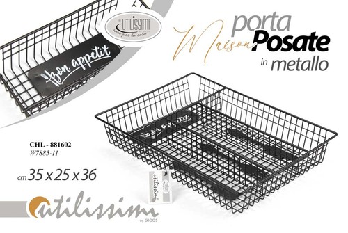Portaposate cassetto tavolo - portaposate,