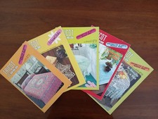 Lotto di n.5 Riviste Tricot Selezione Uncinetto Vintage.