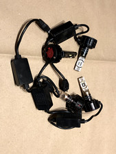 LUCI LAMPADE 4X LED AUTO UNIVERSALI BLU E BIANCO