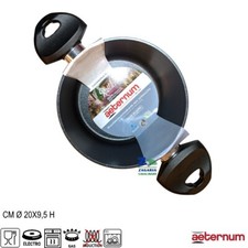 CASSERUOLA 2 MANICI AETERNUM DIAM. CM 20 AETERNUM MOD. RUSTICA ANTIADERENTE