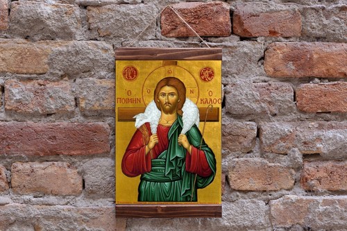 Gesù cristo buon - buon, pastore