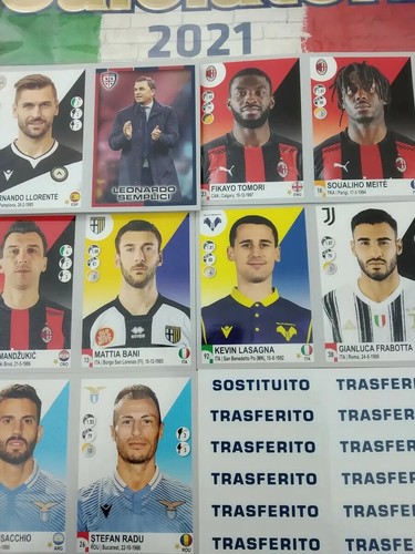 Calciatori panini 2020 2021 - calciatori,