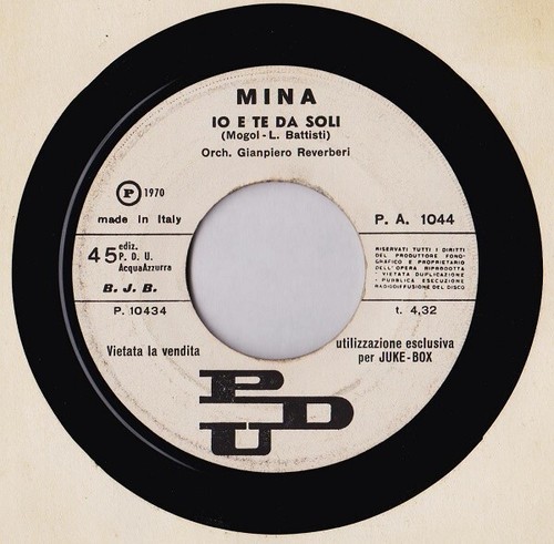 Mina soli credi - , da