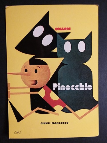 Cartolina pinocchio - cartolina,