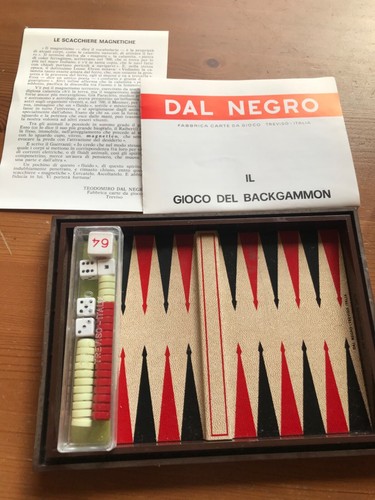 Backgammon magnetico dal negro - magnetico,