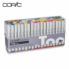 Copic Marcatore per Schizzi Set 72 Colori Marcatori Artisti Tipo A, B, C, D, E