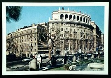 Cartolina d'epoca Roma Albergo Palazzo Ambasciatori Fotocromatica