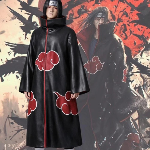 Cappotto pelle nero naruto - in,